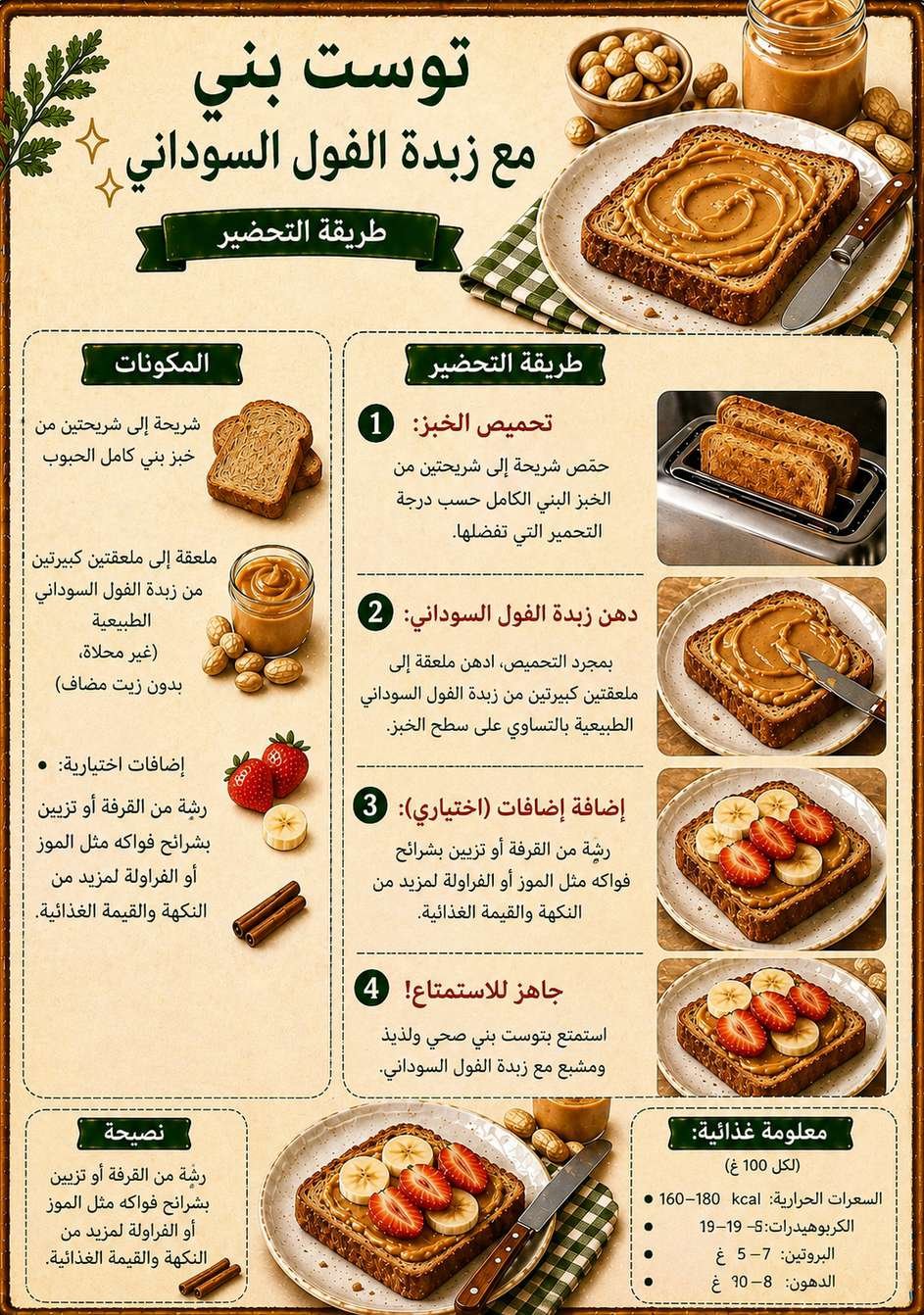 توست بني بزبدة الفول السوداني